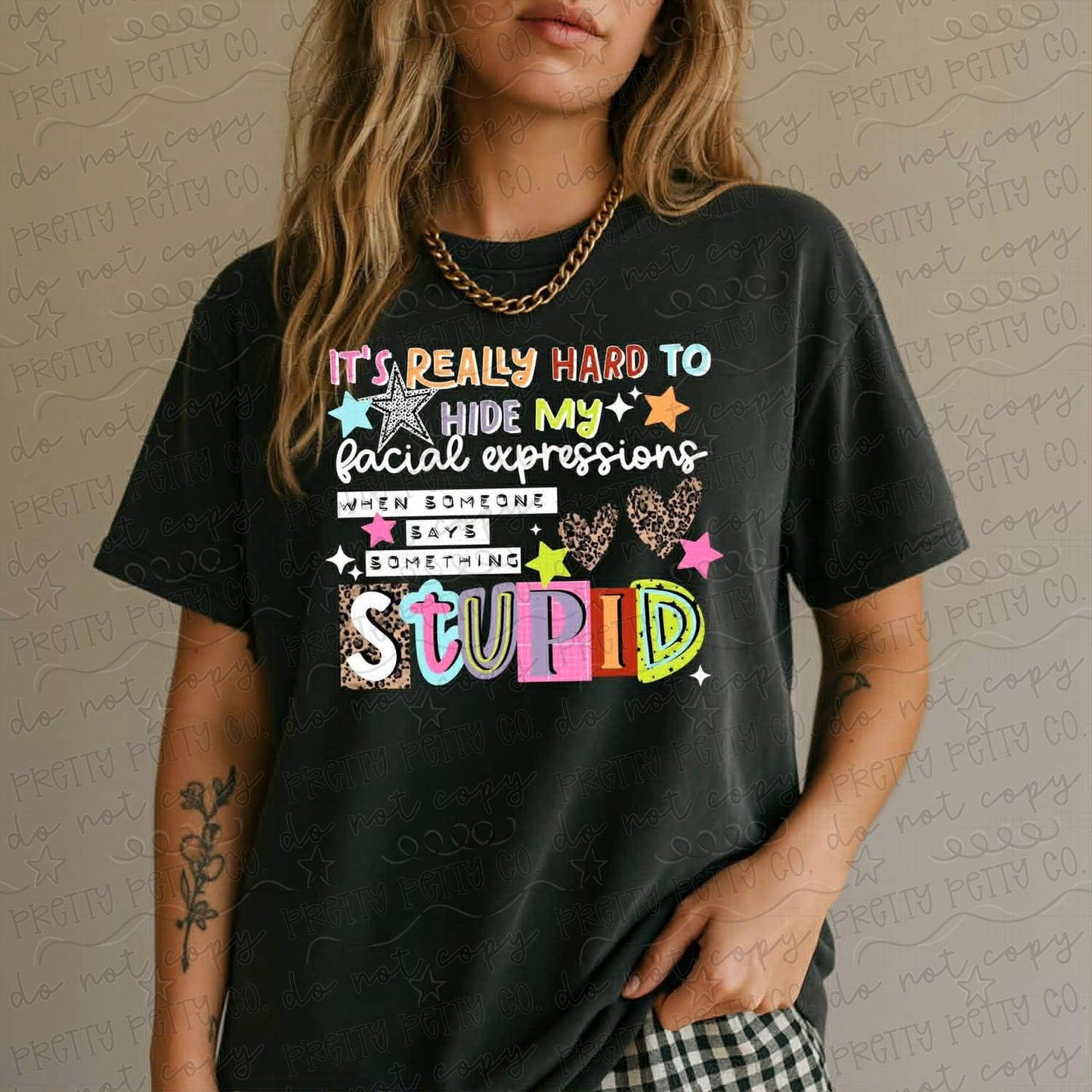 It’s Really Hard to Hide My Facial Expressions Shirt, Funny Sarcastic Graphic Tee, Relatable Humor T Shirt