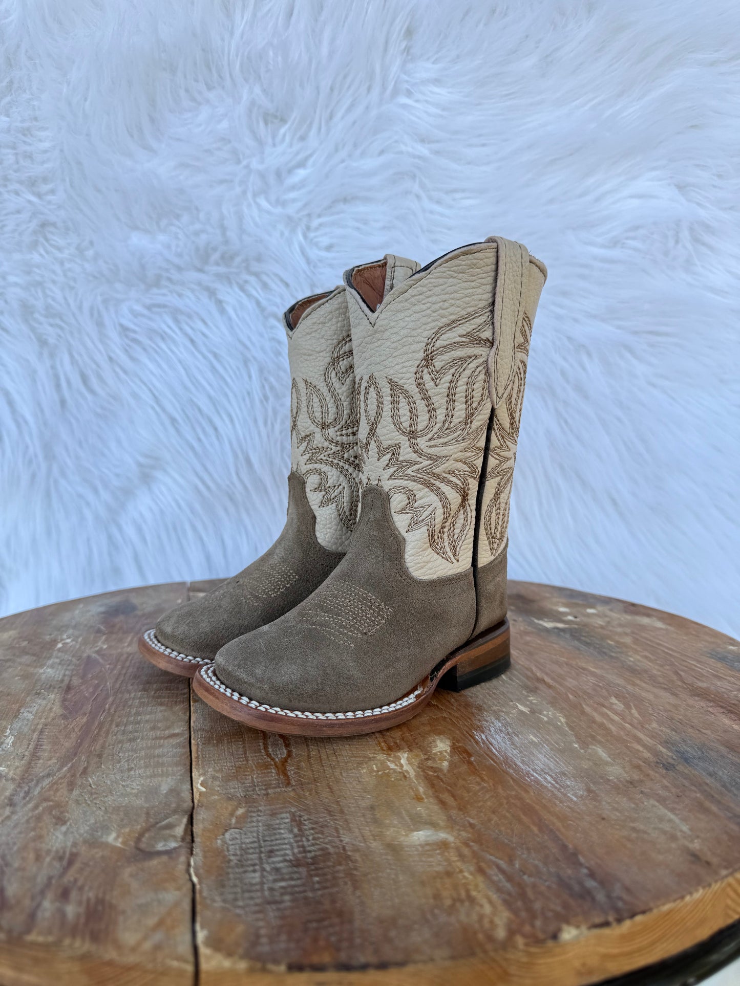 Taupe Suede Tanner Mark Boots