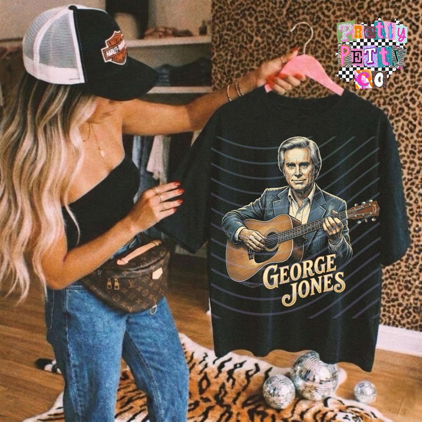 GJ Country Fan Tee | Modern Country Music Graphic Shirt | Festival Ready Apparel