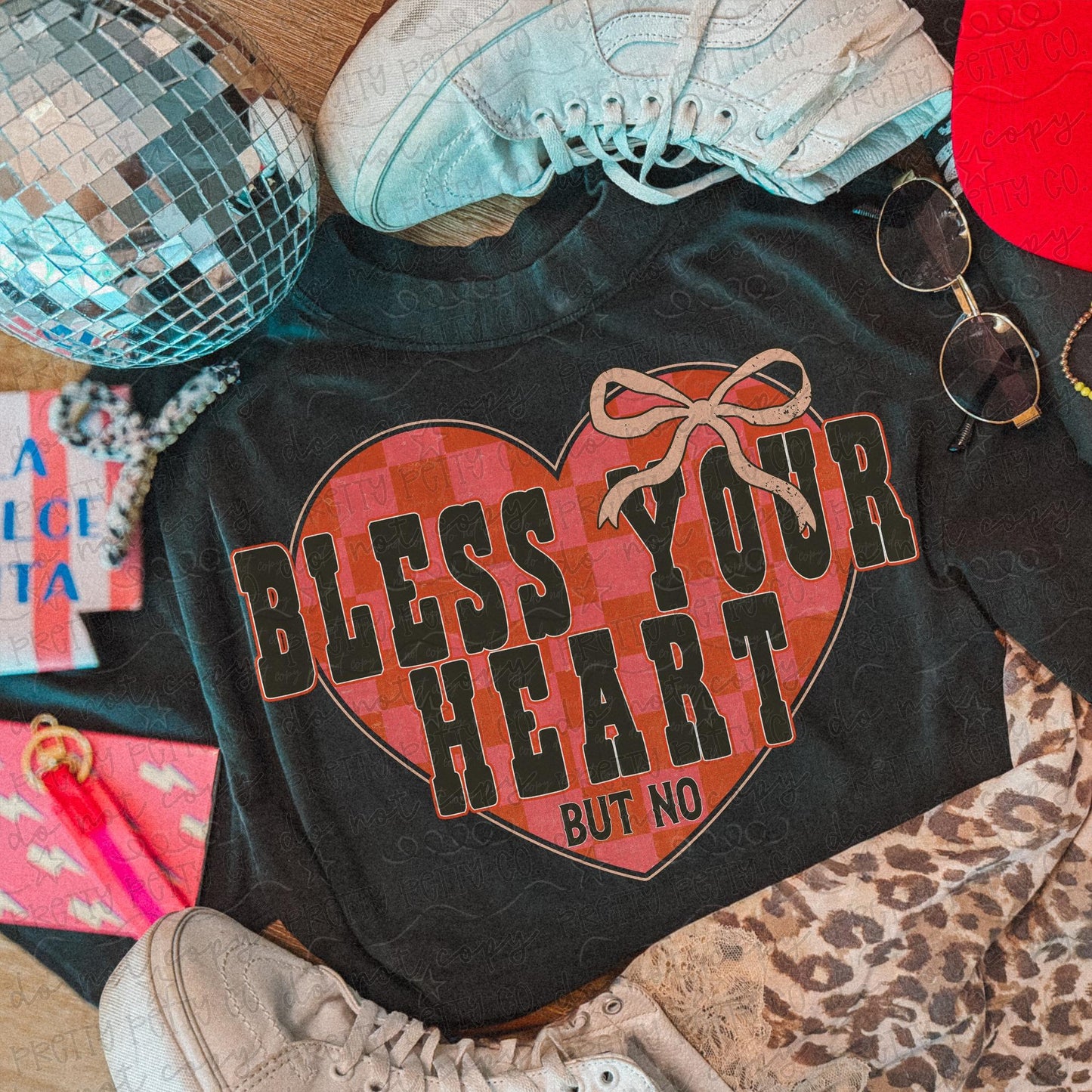 Bless Your Heart Graphic Tee | Funny Southern Boutique Shirt | Trendy Western Graphic T-Shirt for Women | Cute Country Girl Tee