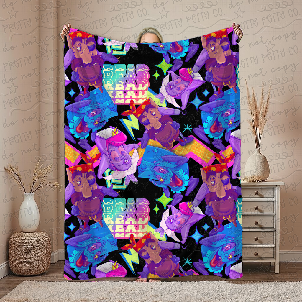 Page Master Blanket | Book Lover Aesthetic Throw | Cozy Reading Blanket for Bookworms