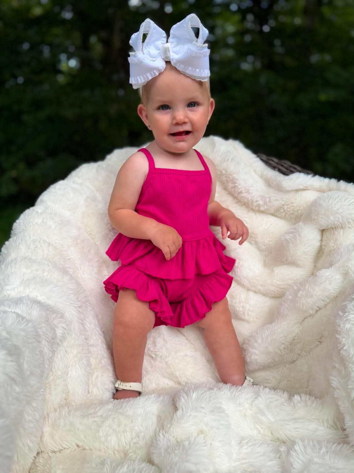 Pink Ruffle Set