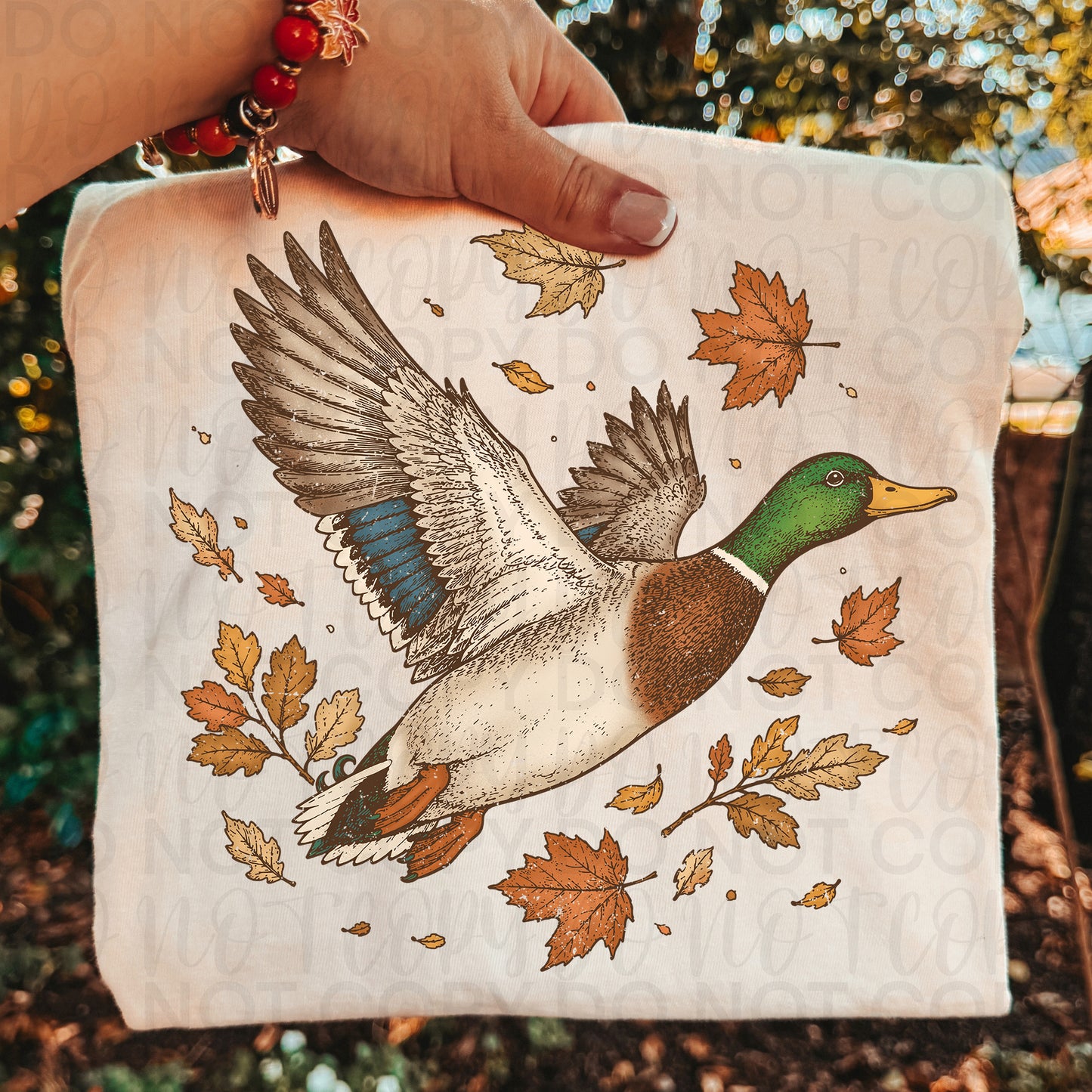 Flying Mallard Duck Shirt | Waterfowl Hunter Graphic Tee | Duck Hunting Apparel