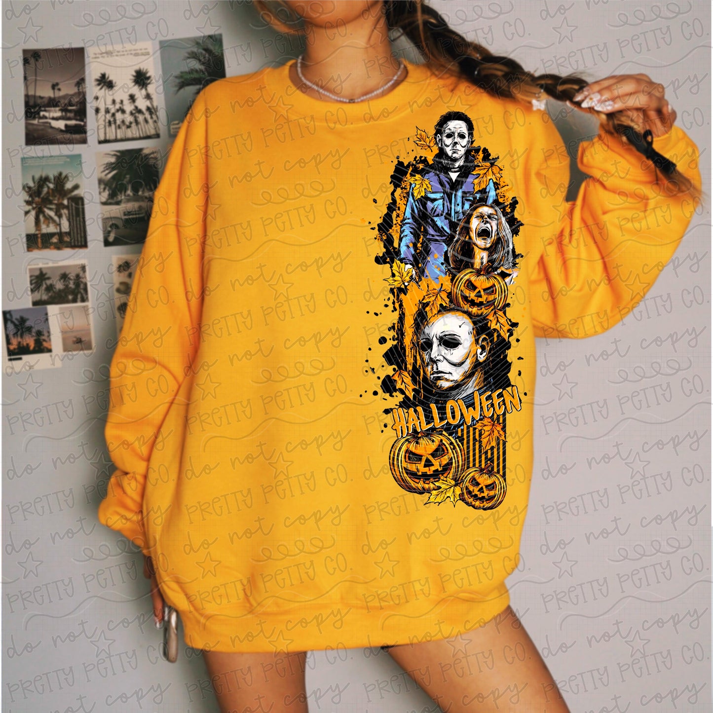 Masked Slasher Horror Graphic Tee | Spooky Halloween Shirt