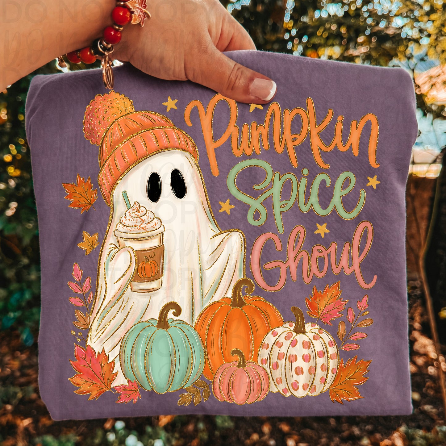 Pumpkin Spice Ghoul Shirt | Cute Ghost Fall Graphic Tee | Pumpkin Spice Lover T-Shirt | Autumn Halloween Shirt