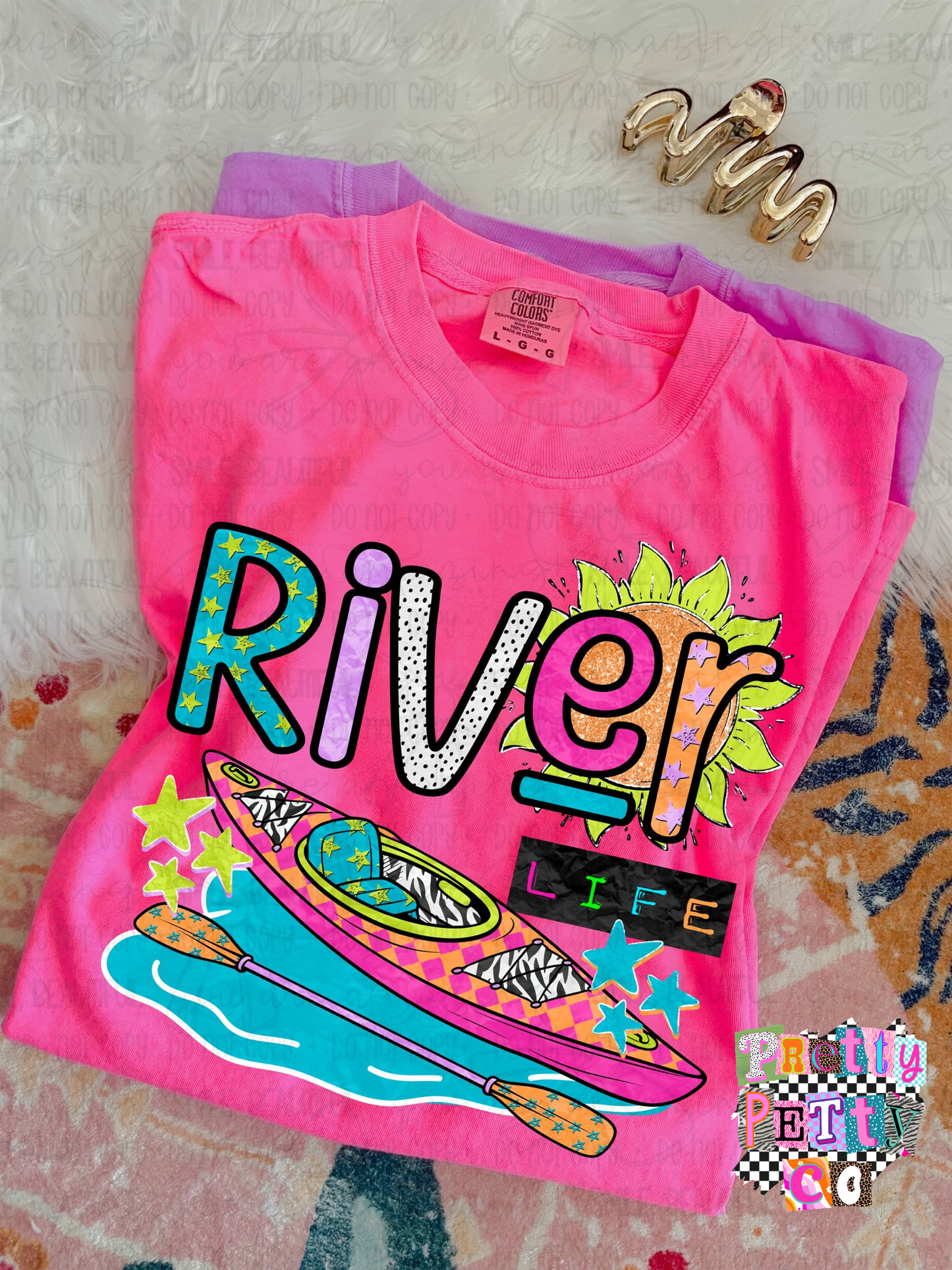 River Life Shirt for Women – Outdoor Adventure Graphic Tee – Lake Days & River Vibes Summer T‑Shirt