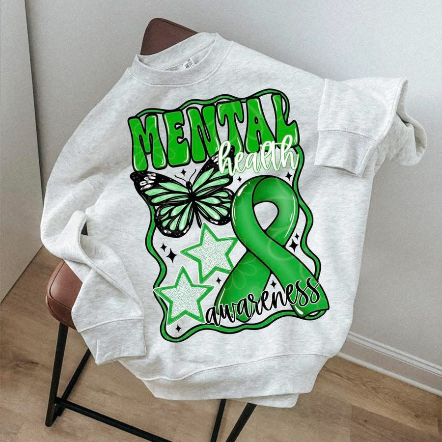 Mental Health Awareness Graphic Tee – Support & Advocacy Shirt – Unisex DTF Print – Kids & Adult Sizes - Pretty Petty Co