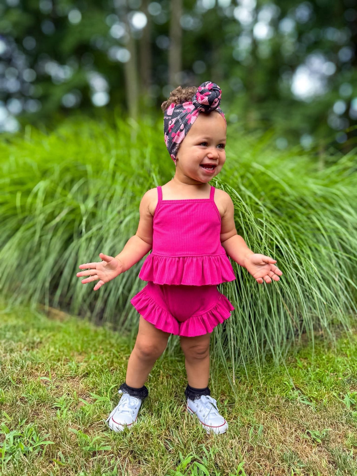 Pink Ruffle Set