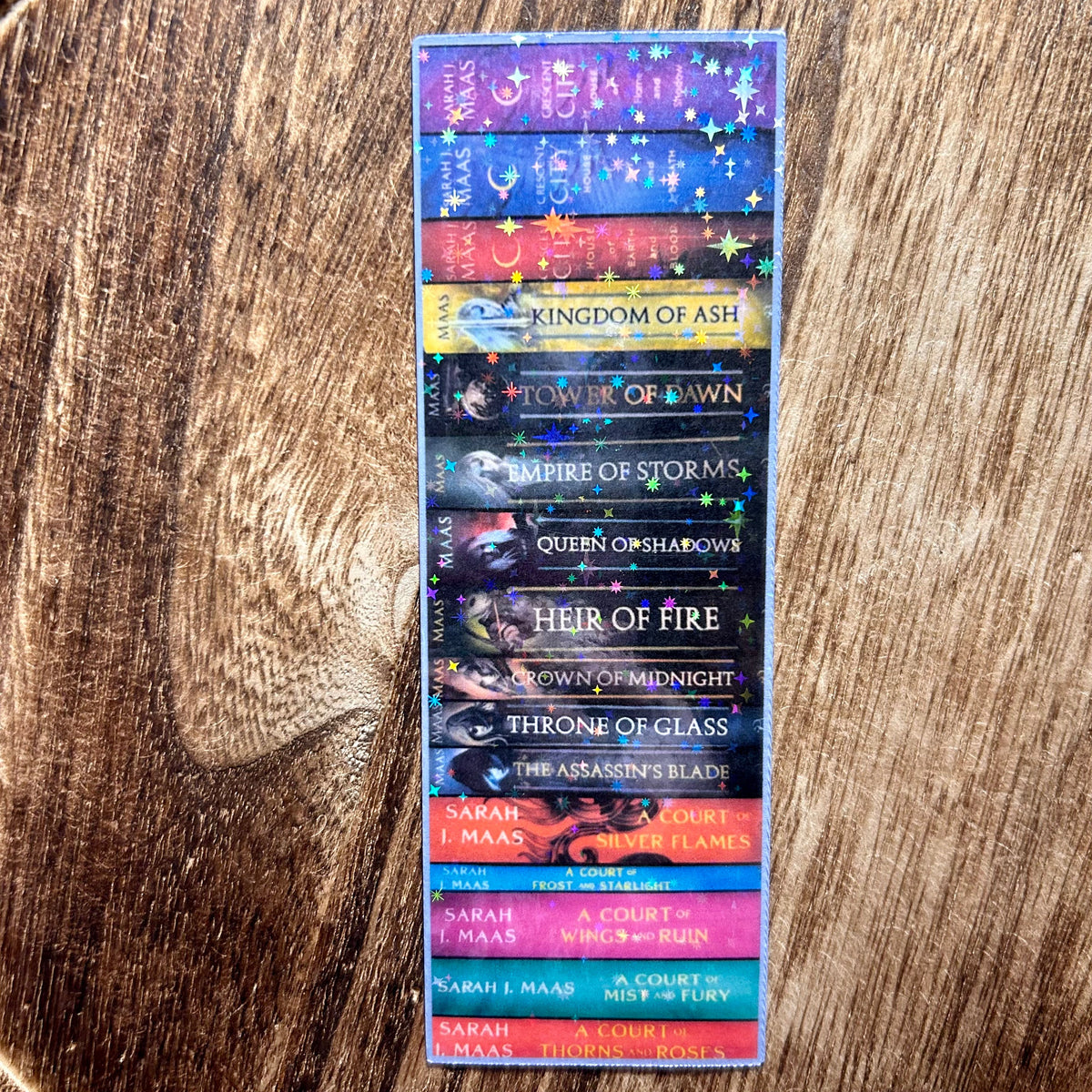 Sarah J Maas Inspired  2x6 Laminated Cardstock Bookmark
