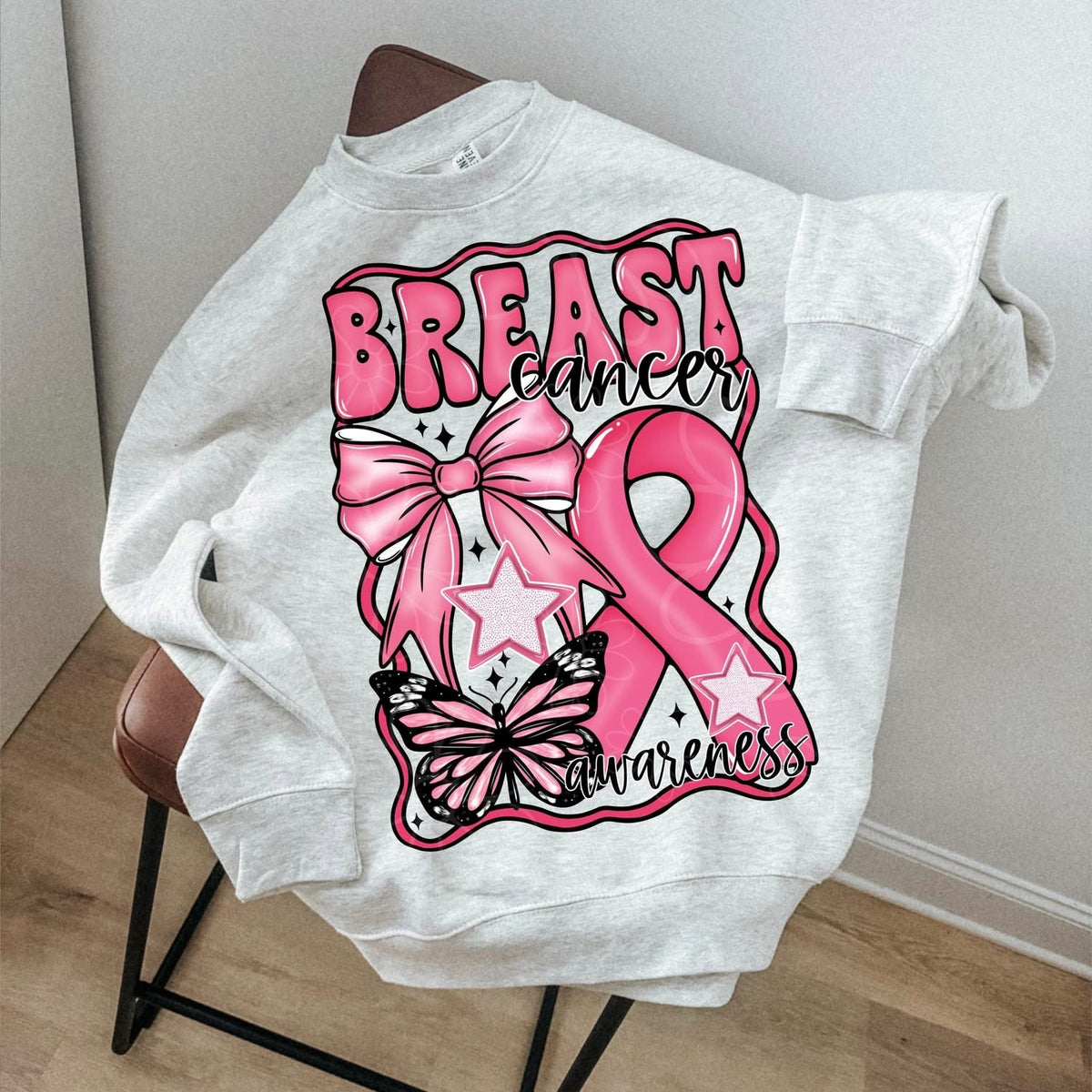 Breast Cancer Awareness Graphic Tee – Support & Advocacy Shirt – Unisex DTF Print – Kids & Adult Sizes - Pretty Petty Co