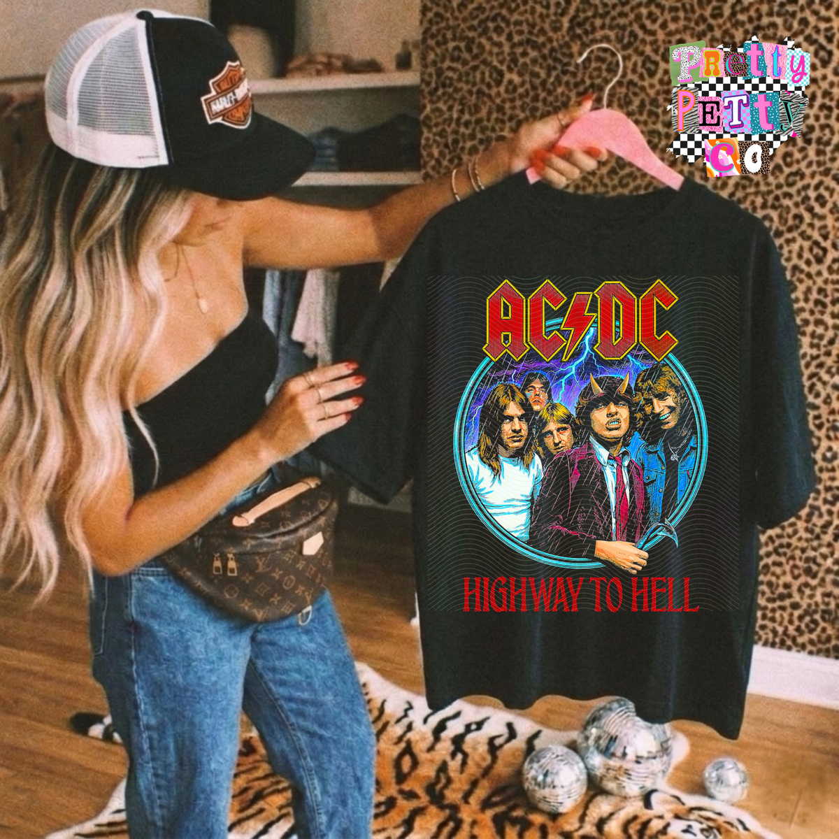 Vintage Band Tee – Classic Rock Graphic Shirt, Retro Music Apparel - Pretty Petty Co