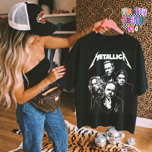 Vintage Band Tee – Classic Rock Graphic Shirt, Retro Music Apparel