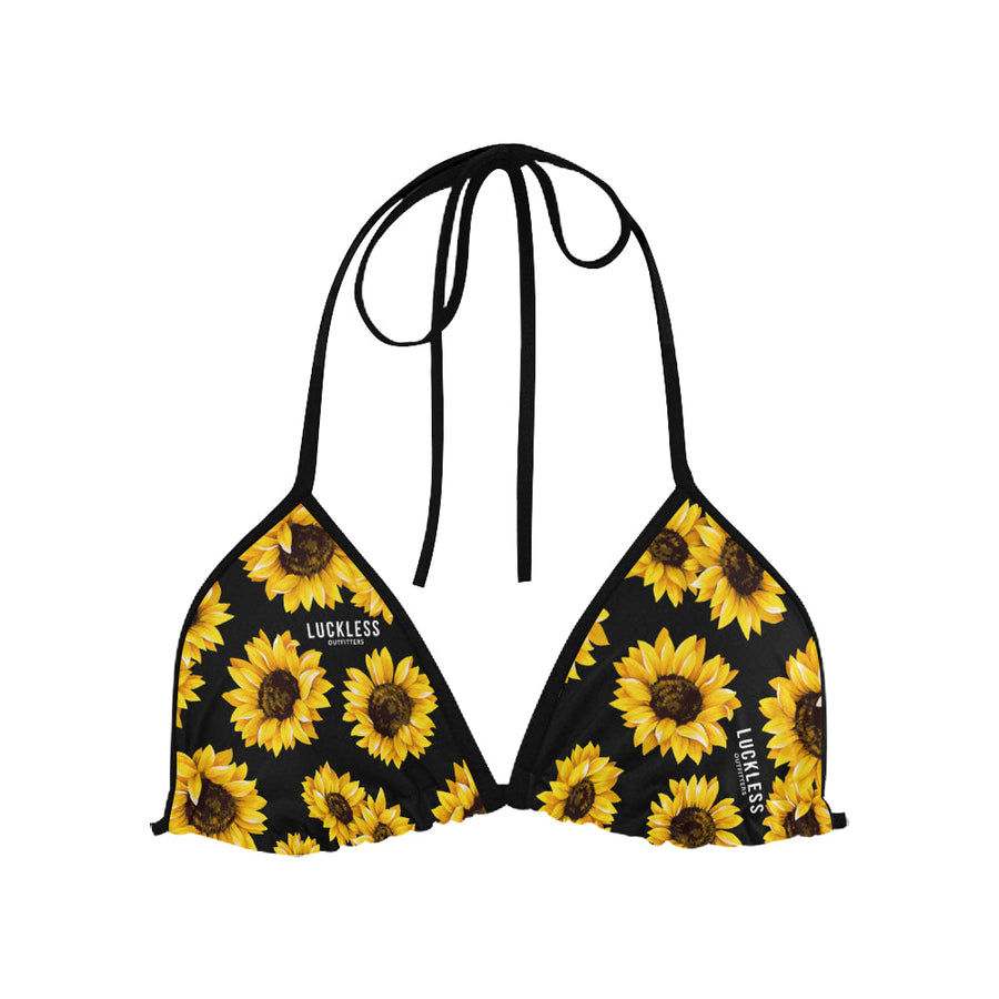 Sunflower Triangle Bikini - Pretty Petty Co