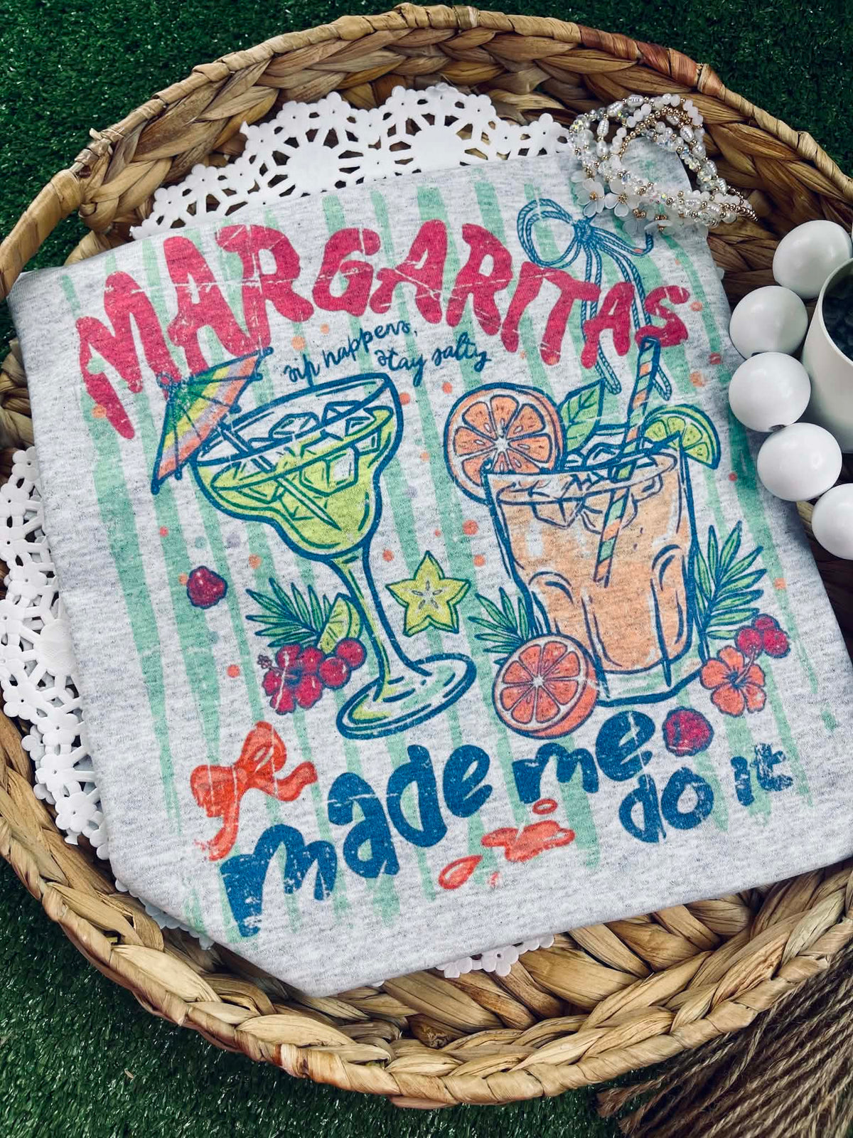 Margaritas made me do it￼(Gildan Tee) - Pretty Petty Co