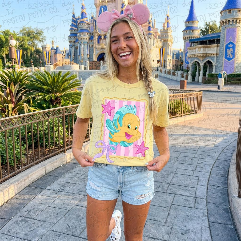 Mermaid Fish Magical Vacation Tee | Under the Sea Magic Shirt | Castle Trip Graphic Tee