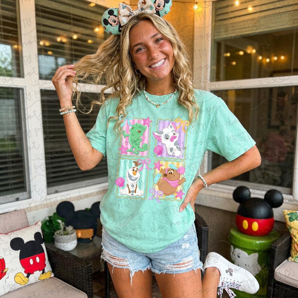 Fairytale Friends Magical Vacation Tee | Princess Sidekicks Magic Shirt | Castle Trip Graphic Tee