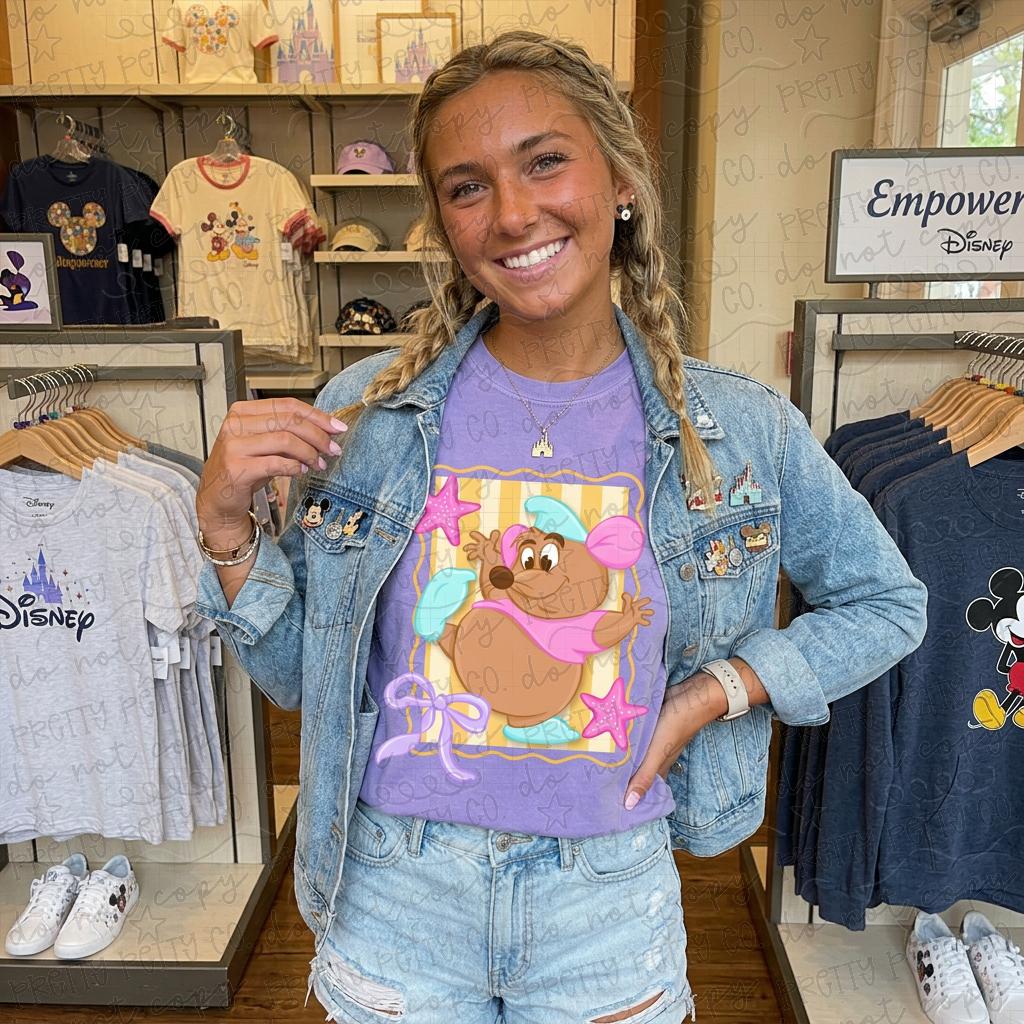 Fairytale Mouse Magical Vacation Tee | Princess Sidekick Magic Shirt | Castle Trip Graphic Tee