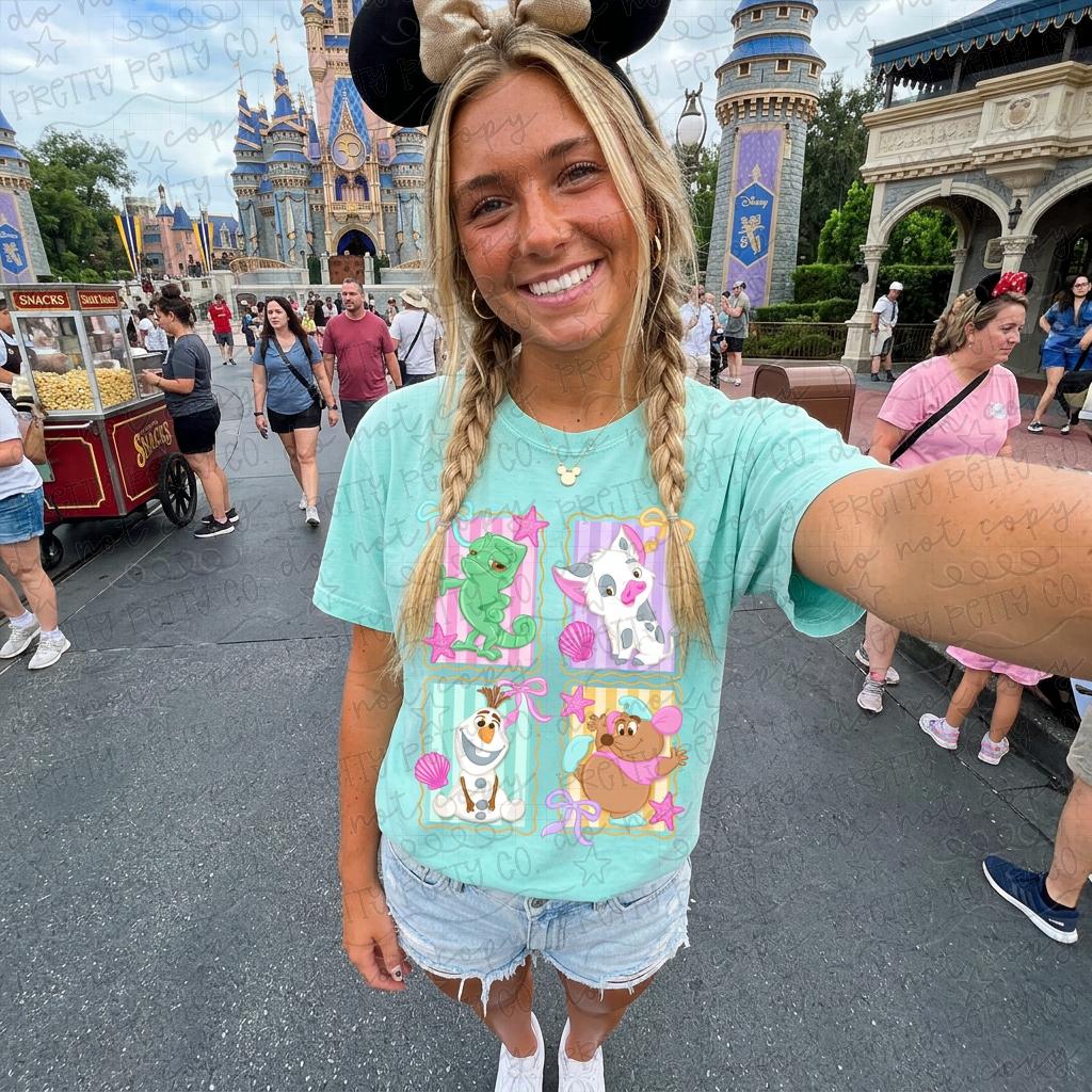 Fairytale Friends Magical Vacation Tee | Magical Character Castle Trip Shirt | Theme Park Tee