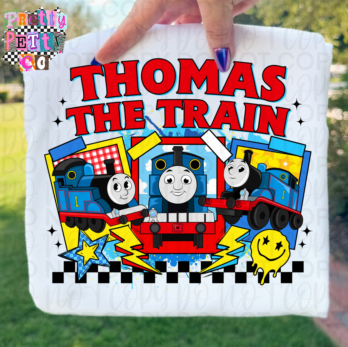 Thomas the Train Graphic Tee – Kids Cartoon Shirt - Pretty Petty Co