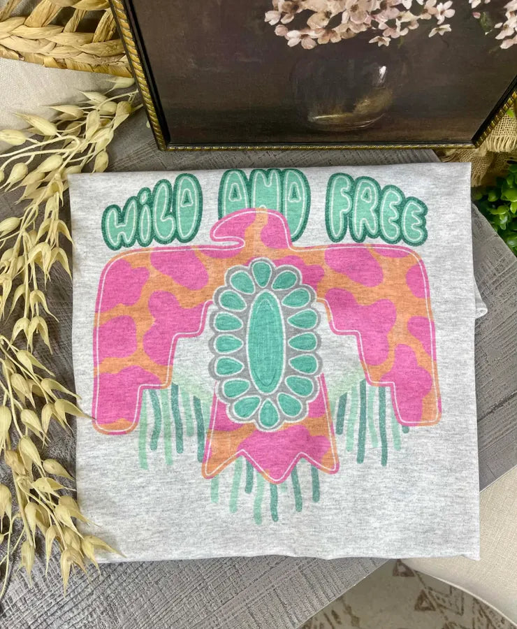 Wild and Free (Gildan Tee) - Pretty Petty Co