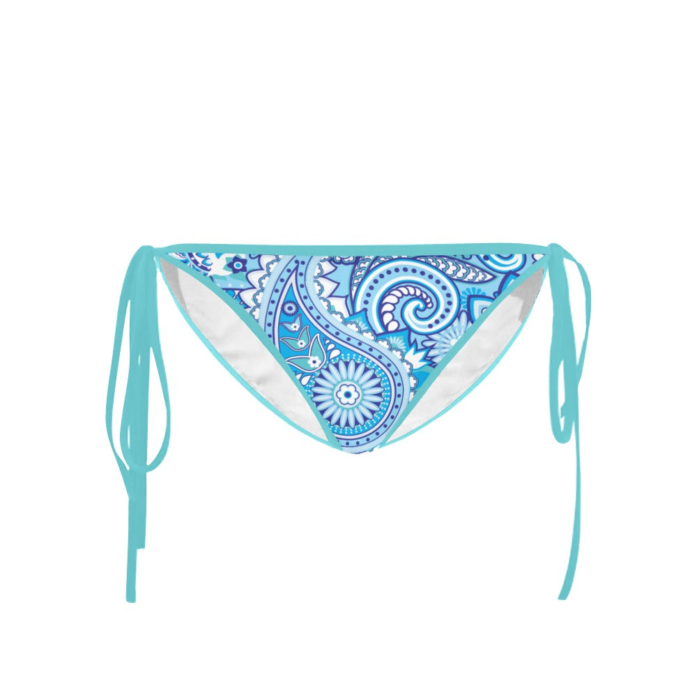 Paisley Retro Bikini Top & Bottoms - Pretty Petty Co