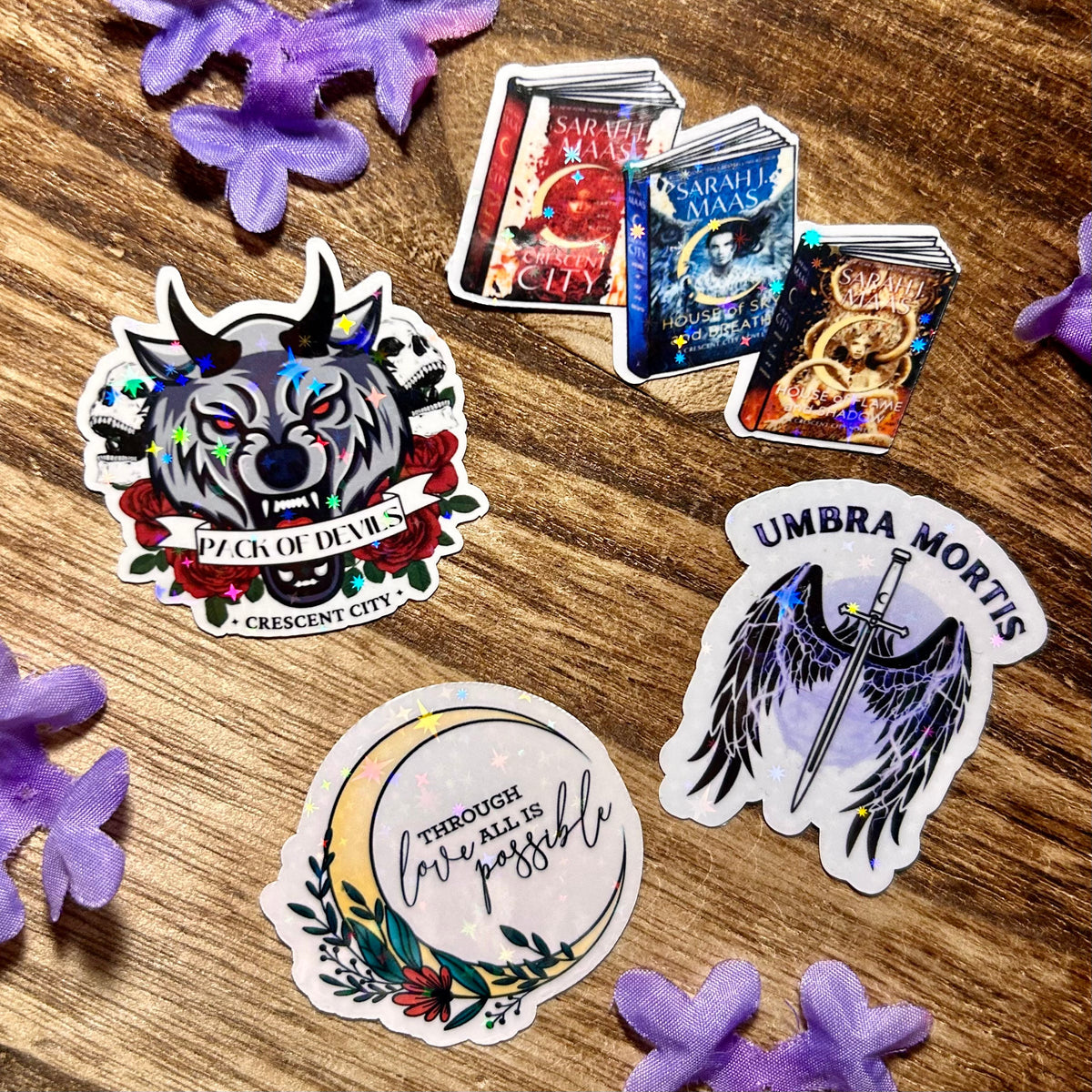 Crescent City Mini Sticker Bundle - Pretty Petty Co