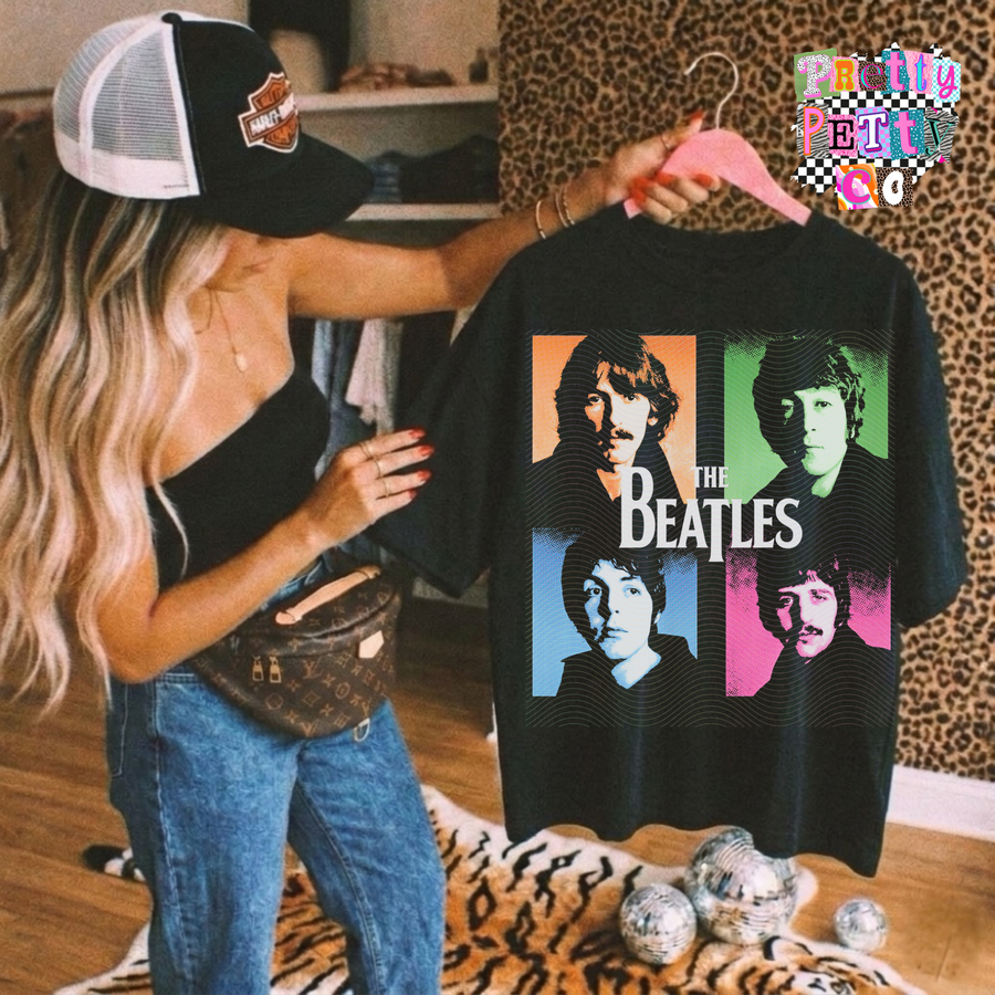 Vintage Band Tee – Classic Rock Graphic Shirt, Retro Music Apparel - Pretty Petty Co