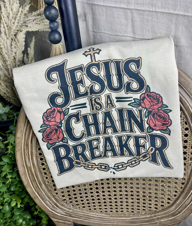 Jesus is a Chain Breaker (Gildan Tee) - Pretty Petty Co