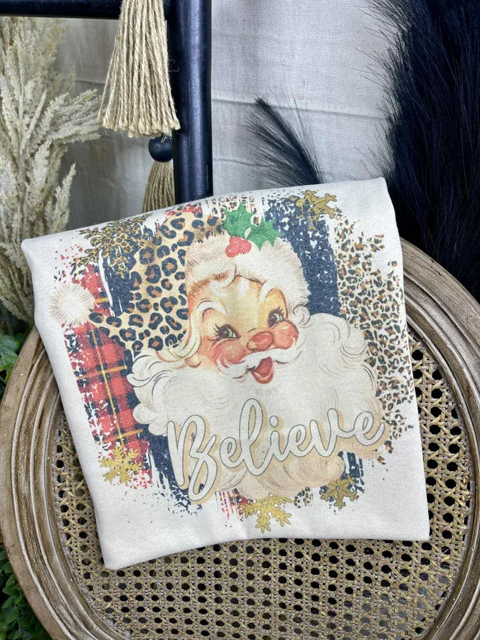 Believe with Santa (Gildan Tee)