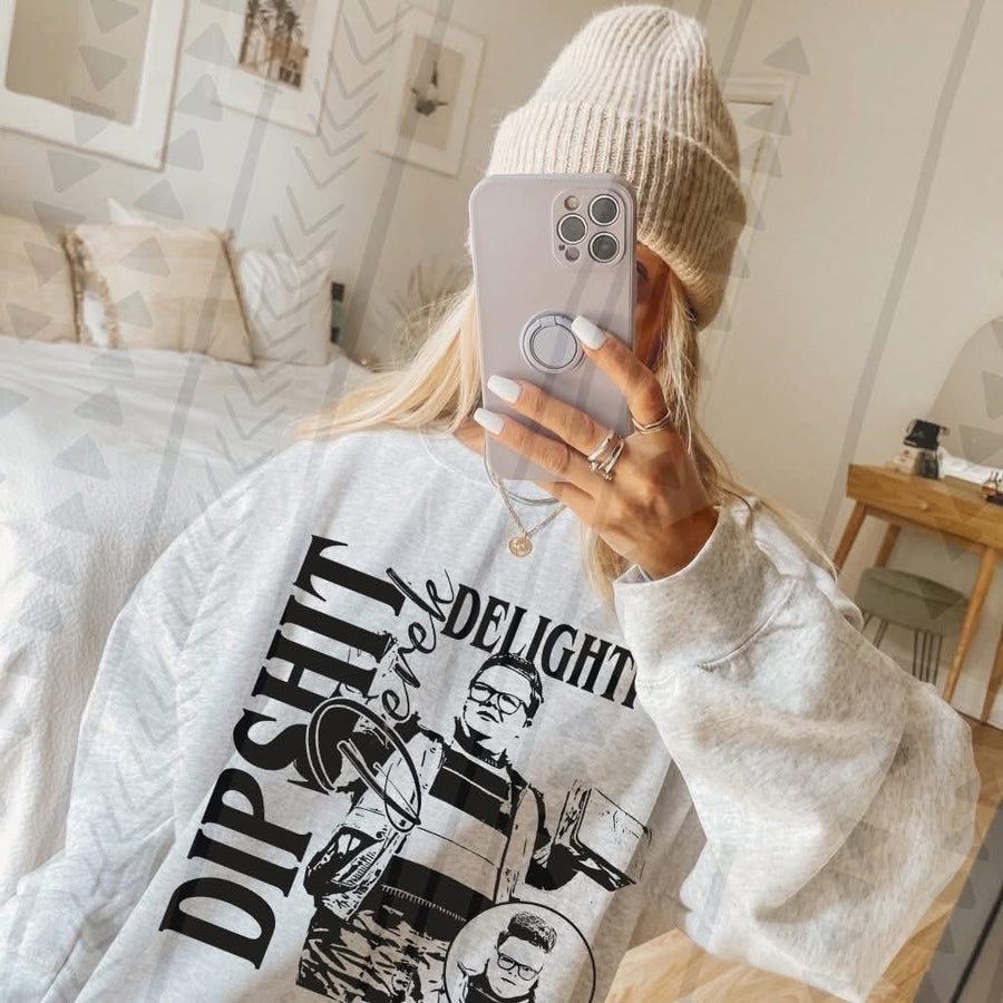 ST “Dipshit Derek” Graphic Tee – Popular TV Show Fan Shirt – Unisex DTF Print – Kids & Adult Sizes - Pretty Petty Co