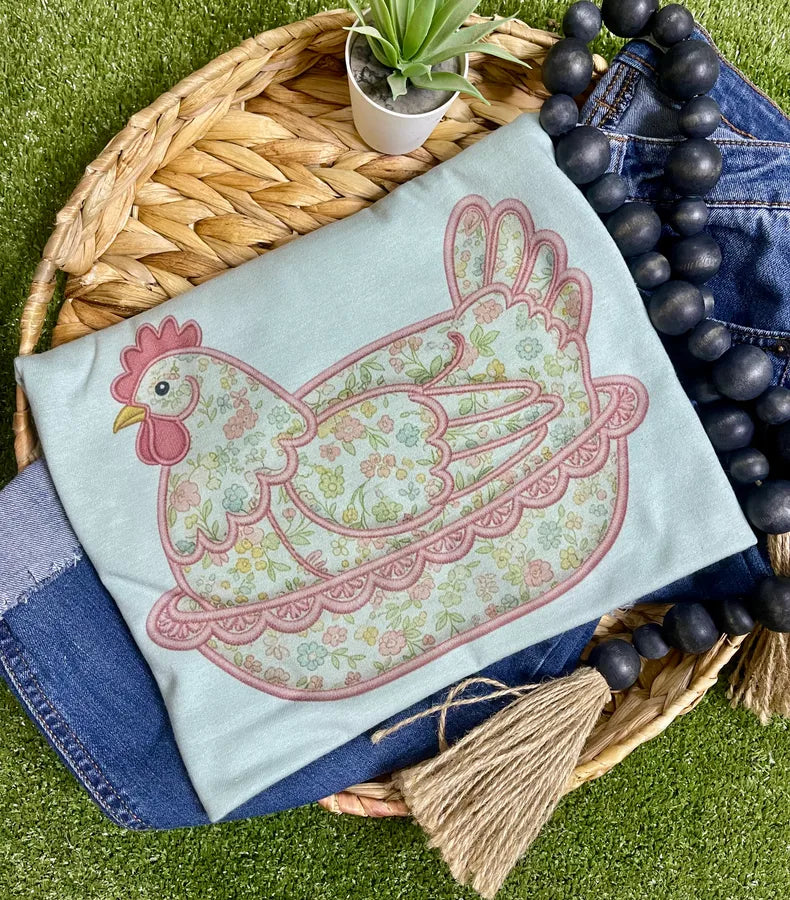 Vintage Chicken Dish (Tultex Softstyle) - Pretty Petty Co