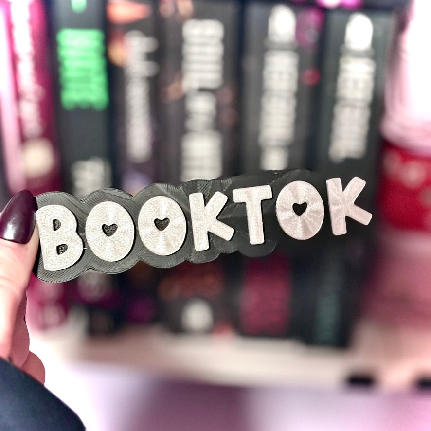 3d Printed Shelf Sign - "BOOKTOK" - Pretty Petty Co