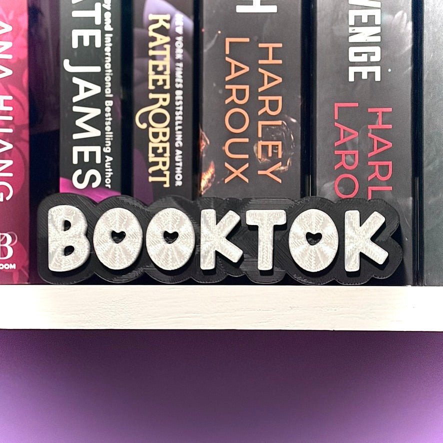 3d Printed Shelf Sign - "BOOKTOK" - Pretty Petty Co