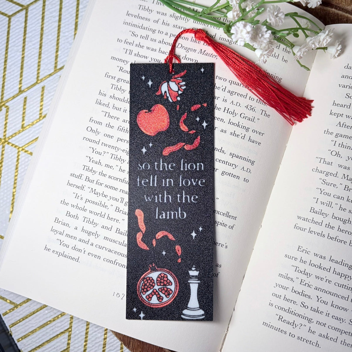 3d Printed so the lion fell in love with the lamb Bookmark - Pretty Petty Co