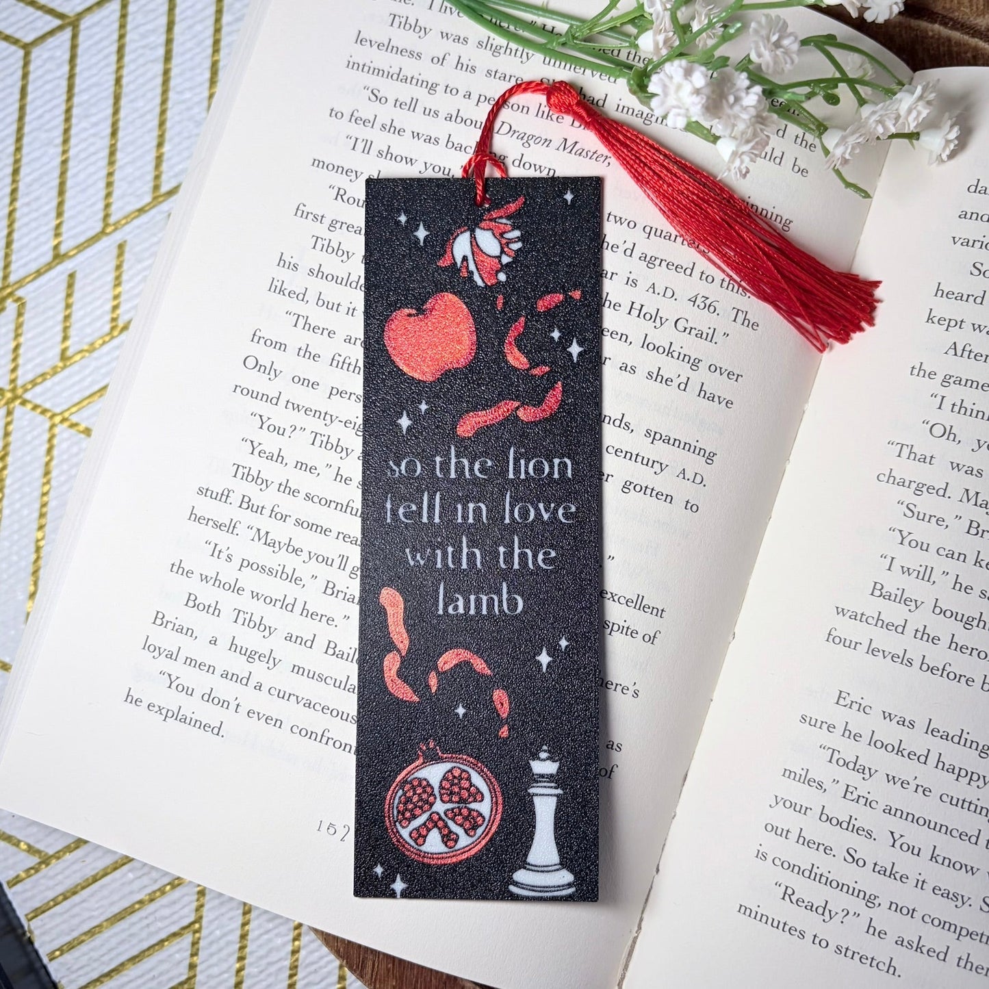 3d Printed so the lion fell in love with the lamb Bookmark