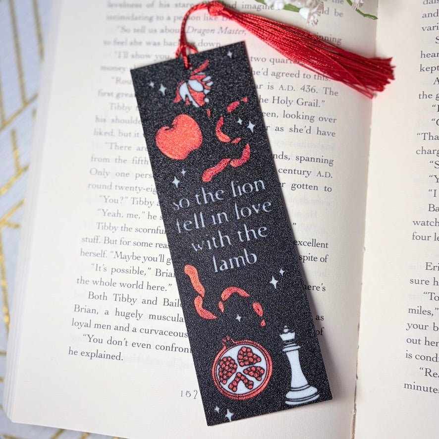 3d Printed so the lion fell in love with the lamb Bookmark - Pretty Petty Co