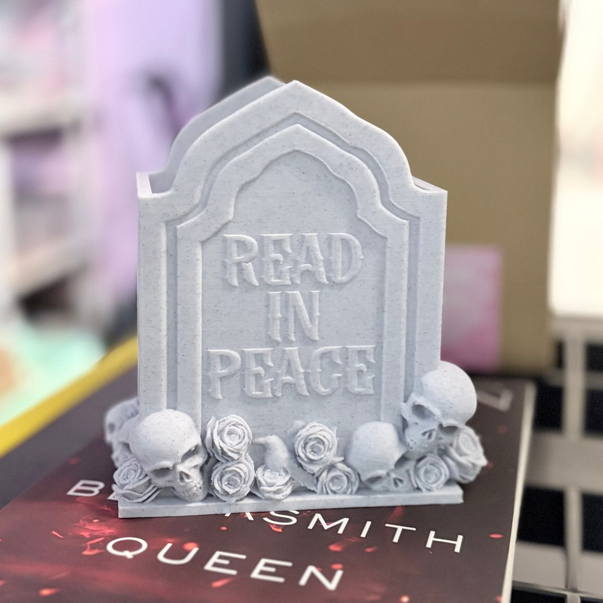 3D Printed Tombstone Bookmark Holder - Pretty Petty Co