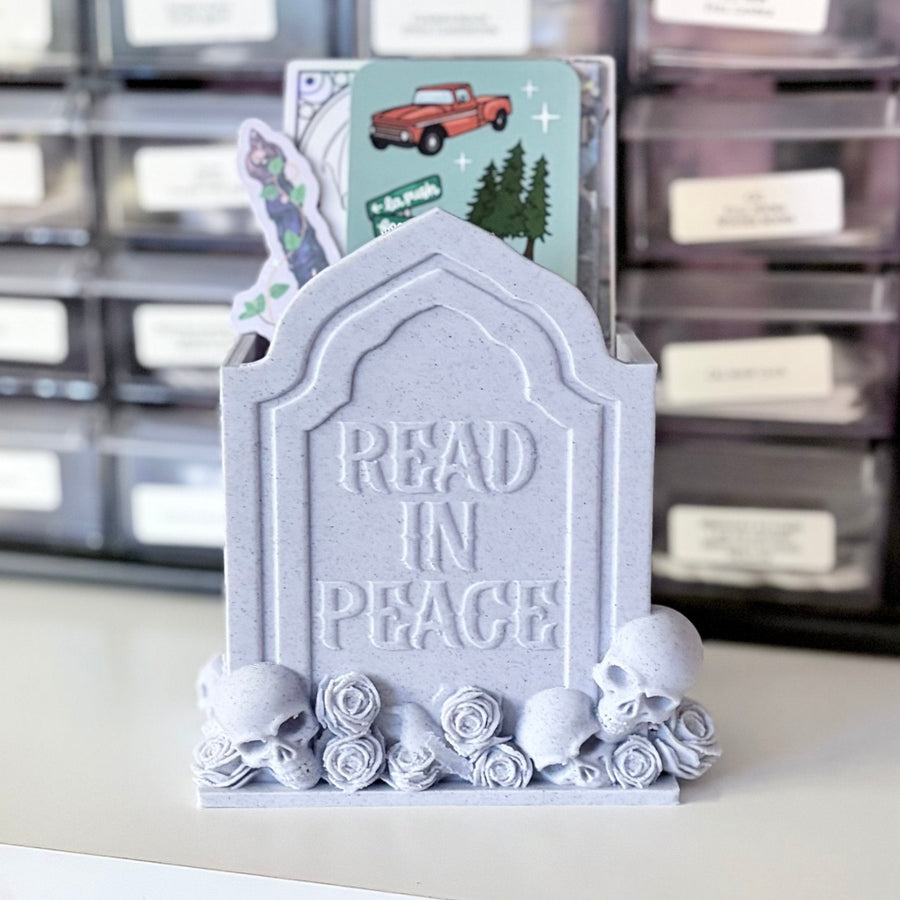 3D Printed Tombstone Bookmark Holder - Pretty Petty Co