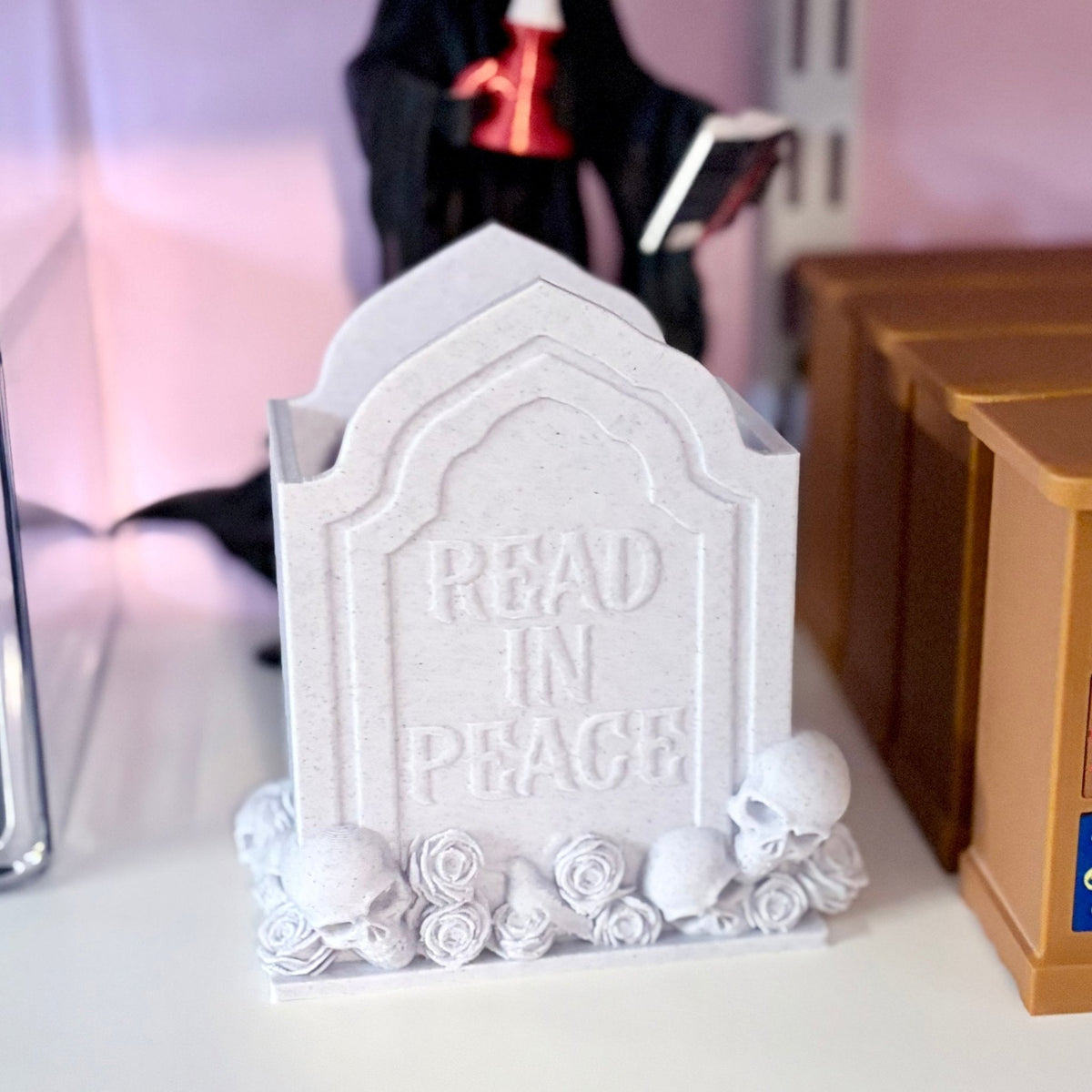 3D Printed Tombstone Bookmark Holder - Pretty Petty Co