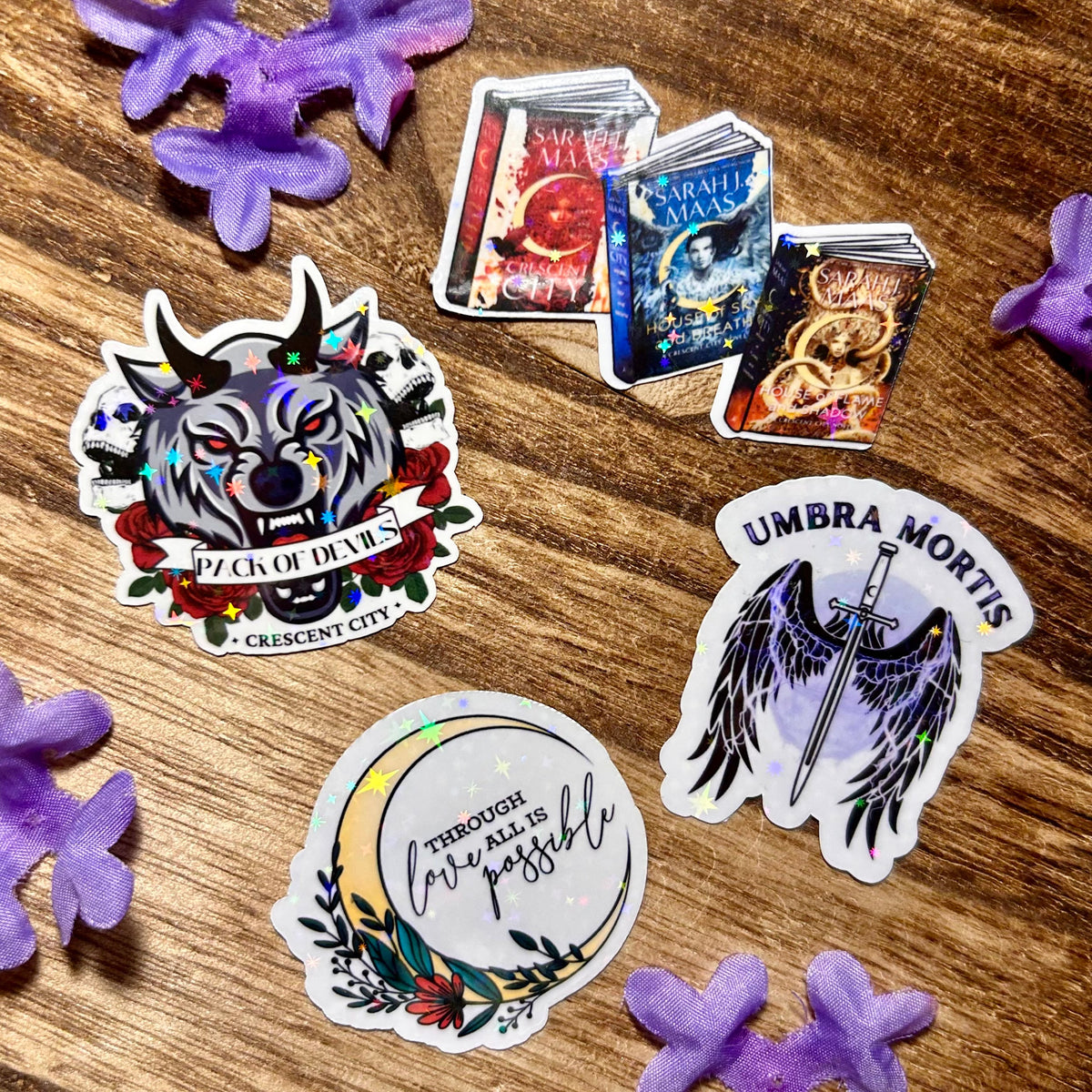 Crescent City Mini Sticker Bundle - Pretty Petty Co