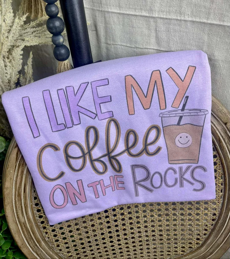 I like my coffee on the rocks (Gildan Tee) - Pretty Petty Co