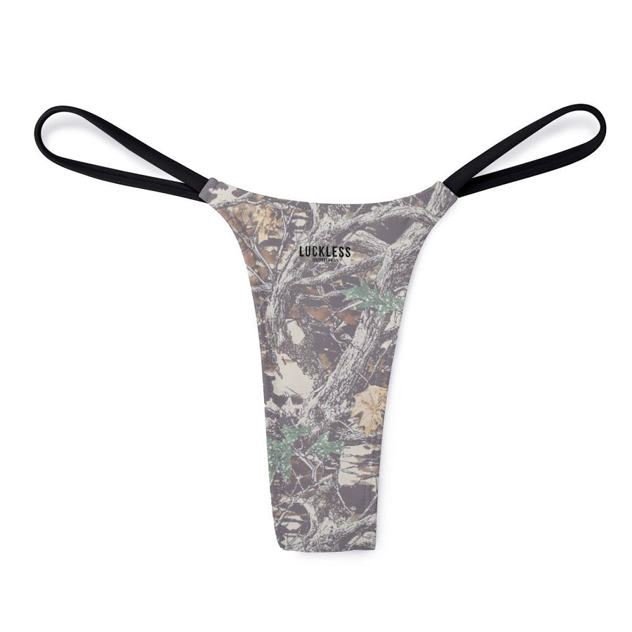 Faded Camo Yoga Thong - Pretty Petty Co