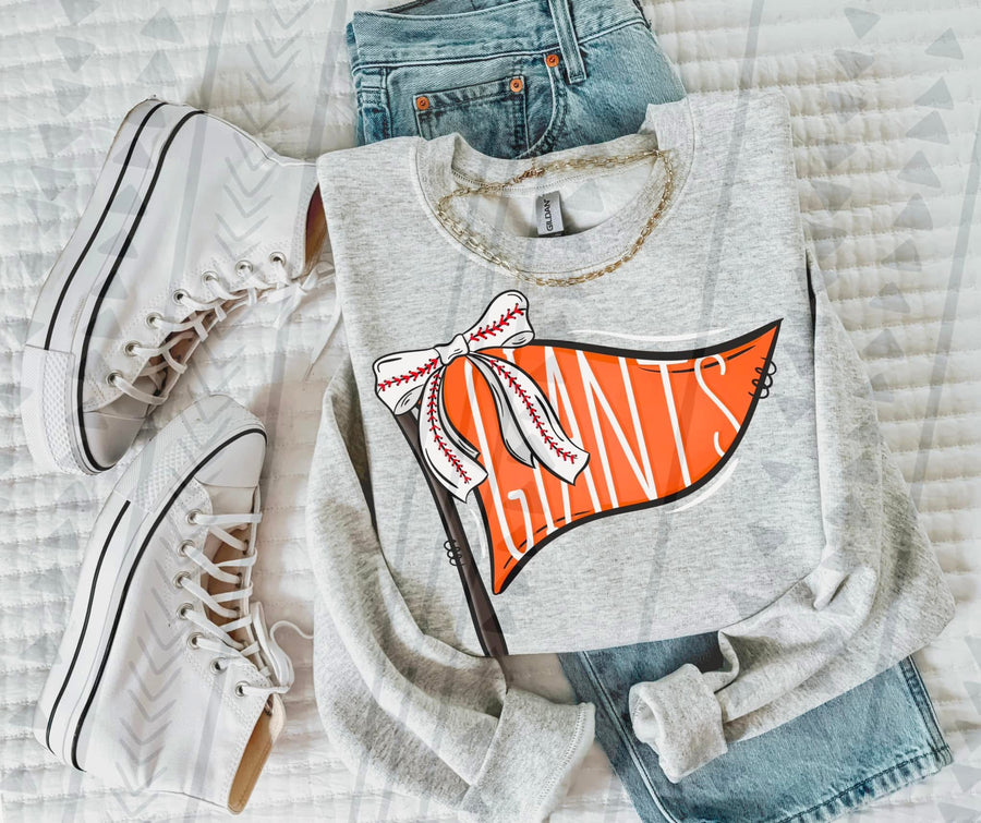 Baseball Team Pennant Flag Graphic Tee | Retro Game Day Shirt | Ballpark Aesthetic - Pretty Petty Co