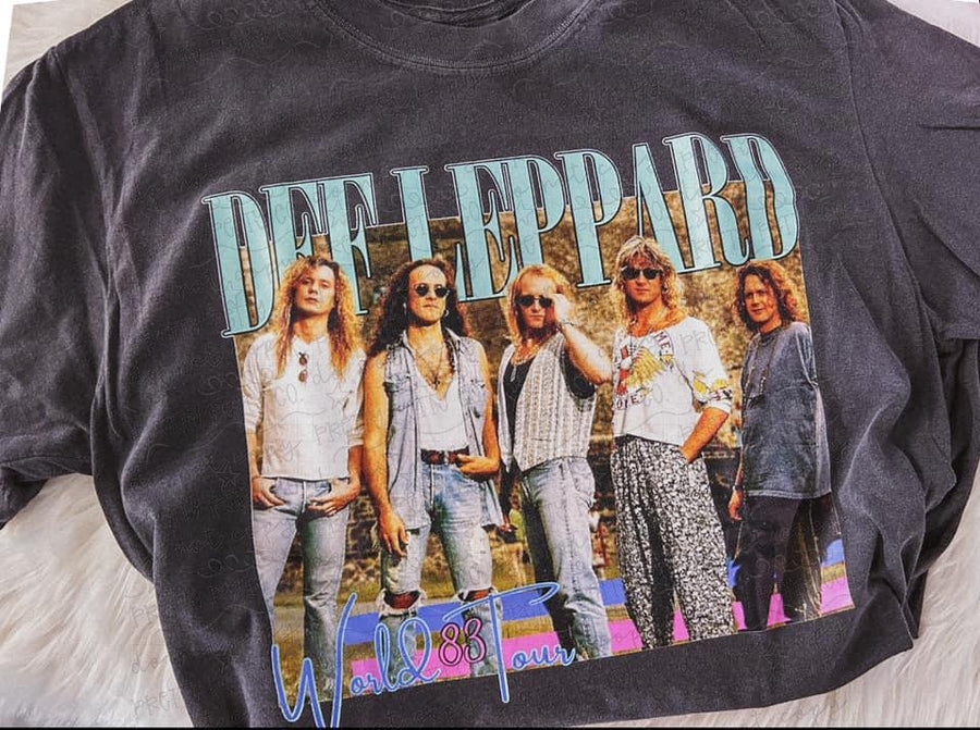 Vintage 80s Rock Tour Tee | Retro Hair Metal Inspired Graphic Shirt | Classic Arena Rock Style T-Shirt - Pretty Petty Co