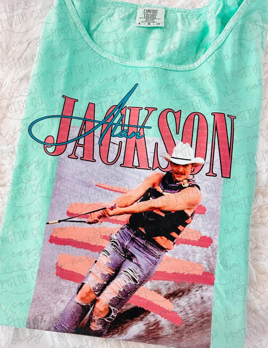 Classic Country Cowboy Tank Top | Vintage Honky Tonk Music Racerback | 90s Country Inspired Unisex Tank - Pretty Petty Co