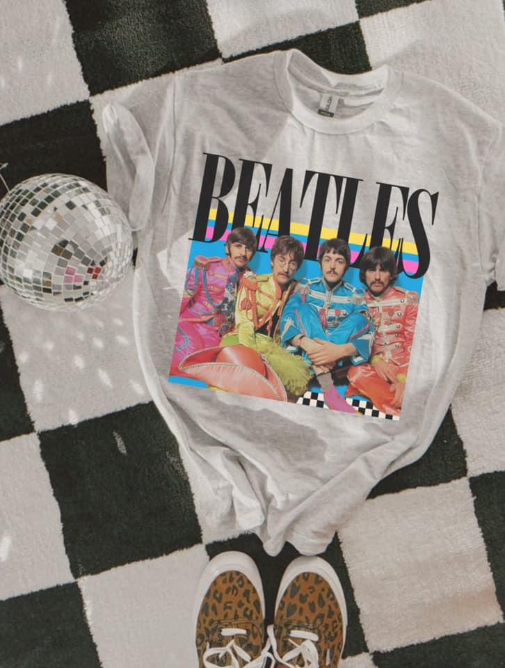 Vintage 60s Pop Rock Tee | Retro British Invasion Inspired Graphic Shirt | Classic Rock Style T-Shirt - Pretty Petty Co