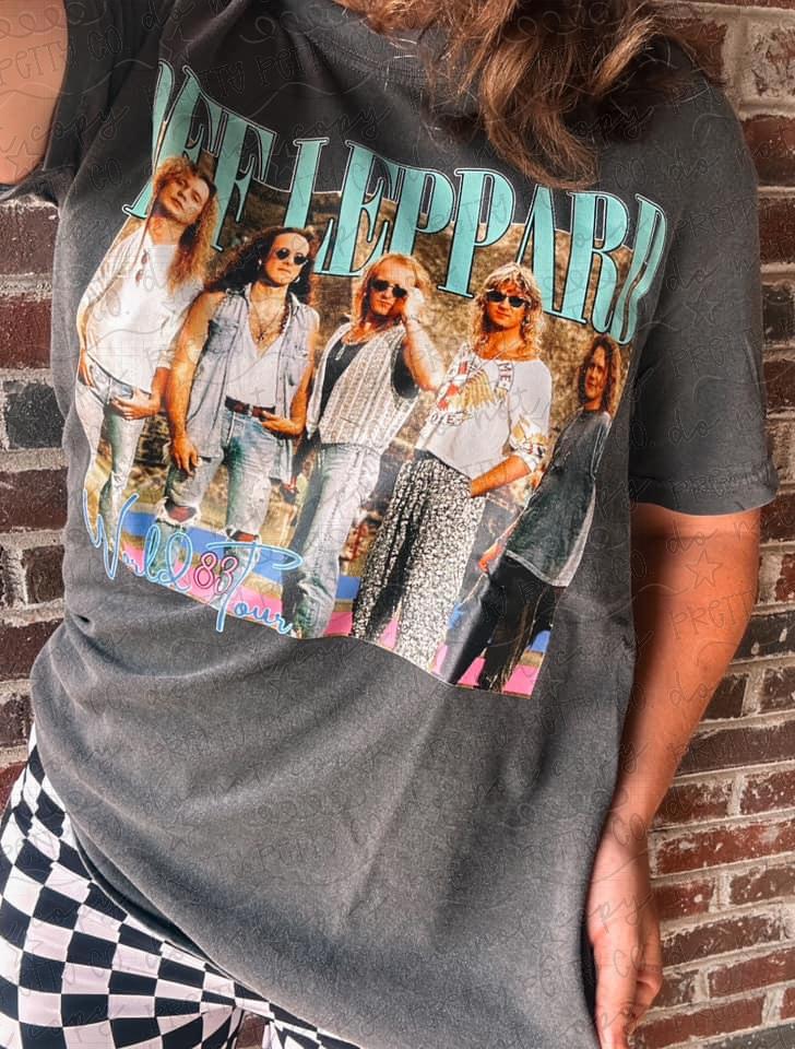 Vintage 80s Rock Tour Tee | Retro Hair Metal Inspired Graphic Shirt | Classic Arena Rock Style T-Shirt - Pretty Petty Co