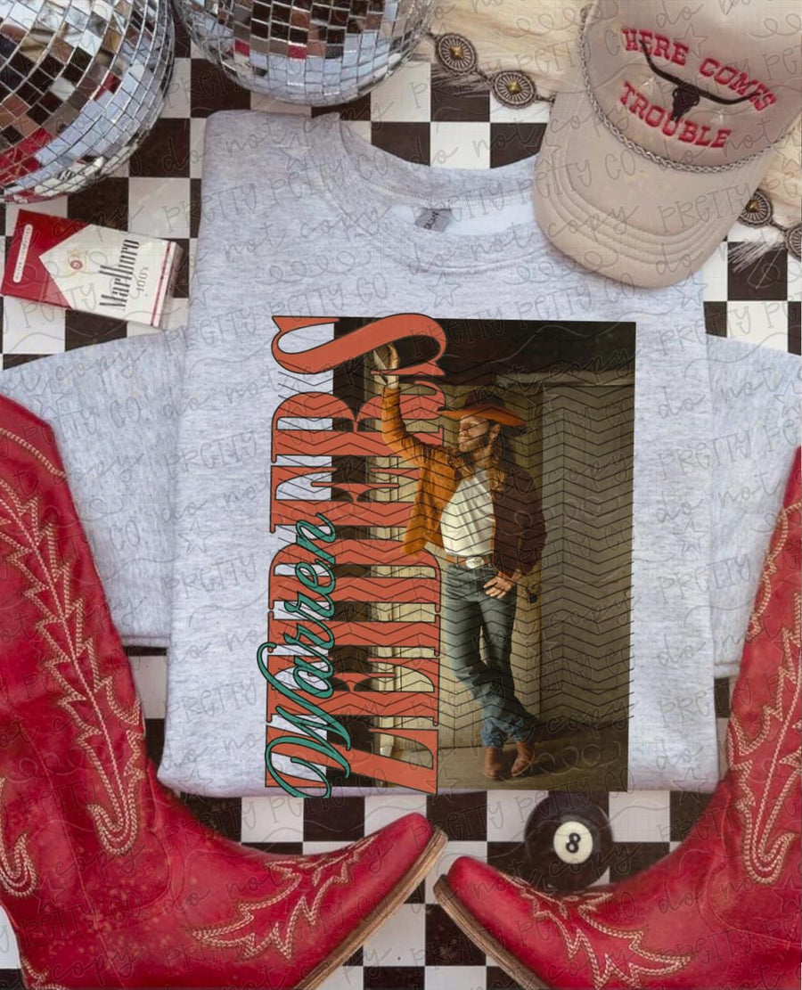 Vintage Dark Country Tee | Retro Outlaw Western Music Inspired Graphic Shirt | Modern Country Rebel Style T-Shirt - Pretty Petty Co