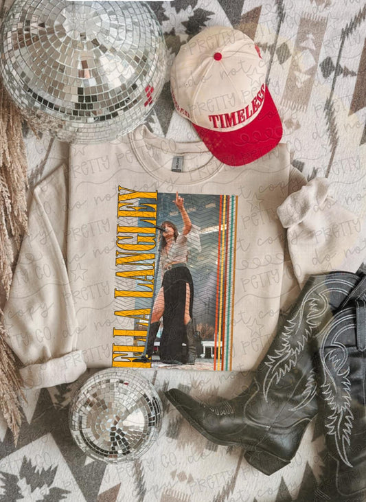 Vintage Modern Cowgirl Tee | Retro Country Music Inspired Graphic Shirt | Southern Stage Style T-Shirt