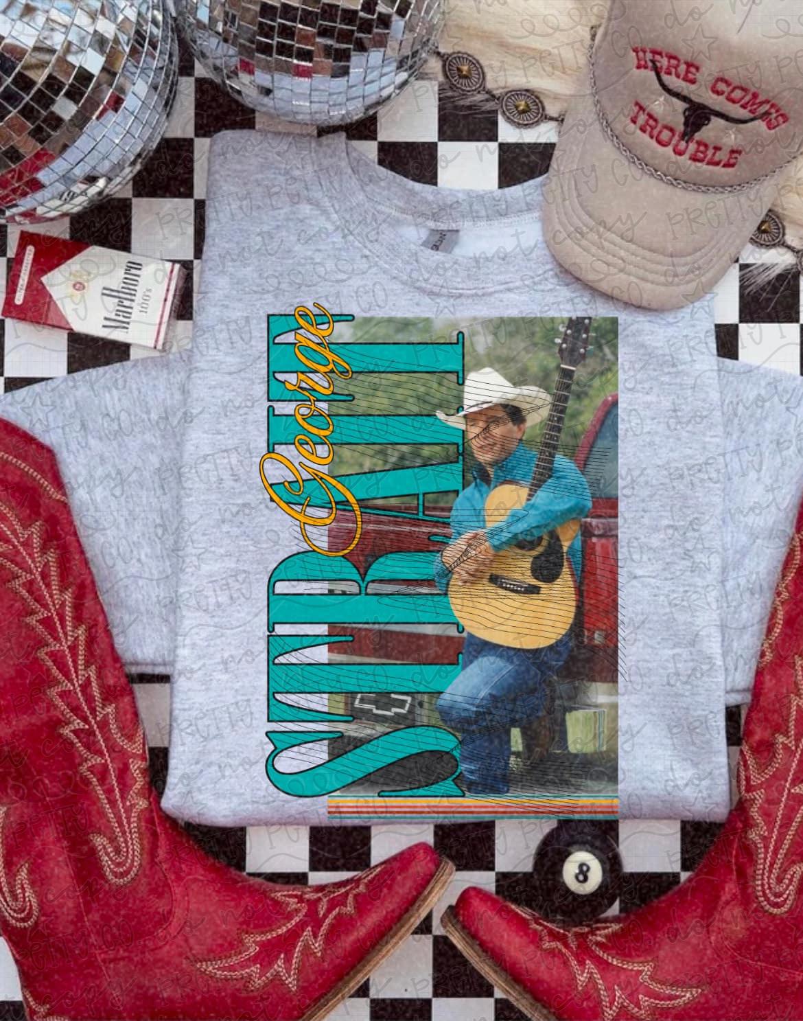 Vintage Country Cowboy Tee | Retro Western Music Inspired Graphic Shirt | Classic Honky Tonk Style T-Shirt - Pretty Petty Co